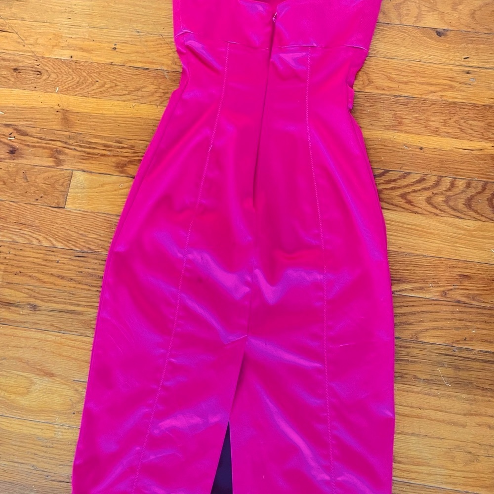 BEBE Pink Satin dress 🌺💖 - Picture 13 of 14